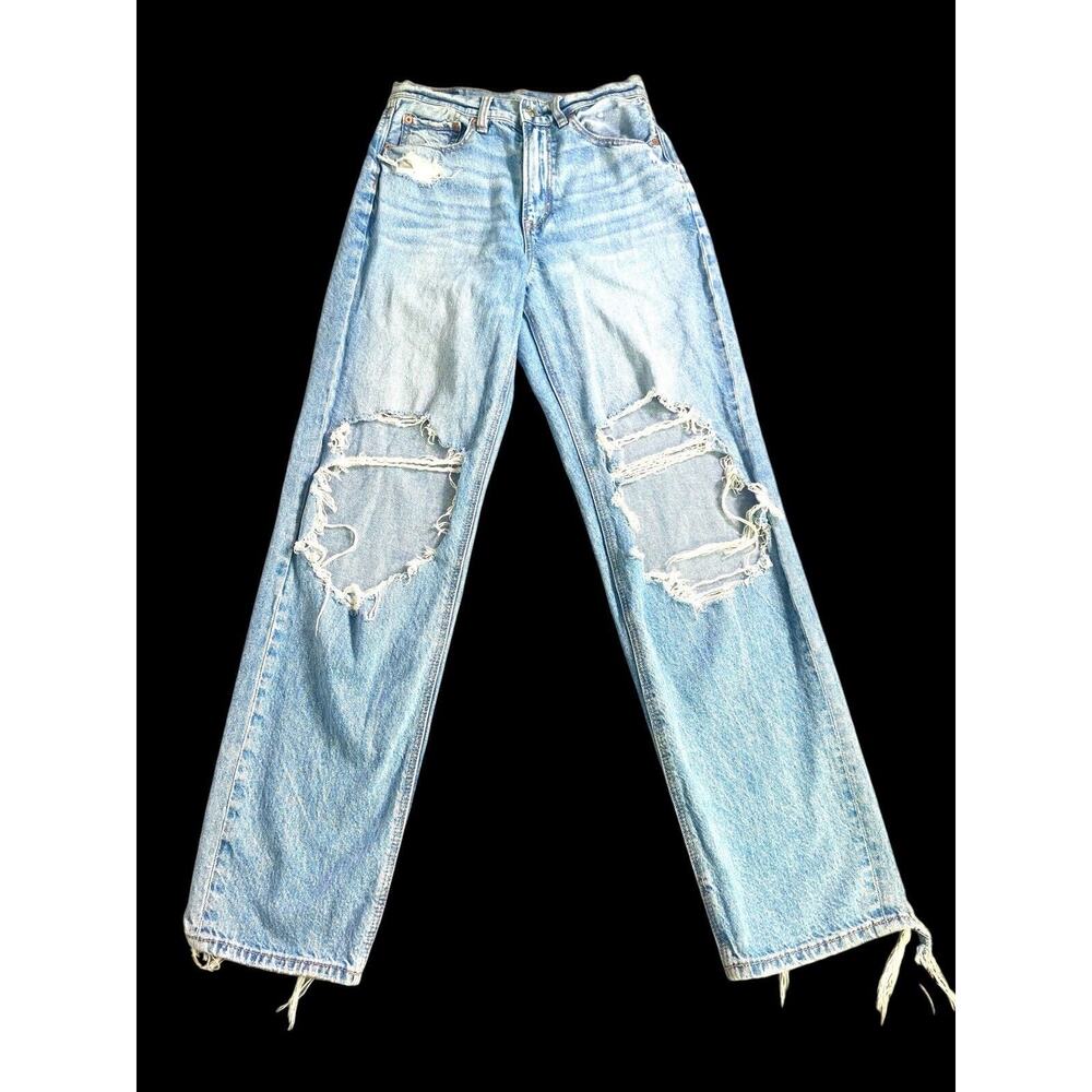 Distressed Light Blue Women's Jeans
